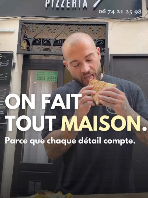 Une cuisine généreuse, où le fait maison n’est pas un choix, mais une évidence 💛
À La Bottega, nous croyons que la pizz est avant tout une rencontre entre des produits simples et de qualité, et un véritable savoir-faire artisanal.
C’est avec sincérité et exigence que nous préparons chaque ingrédient, pour vous faire découvrir des recettes authentiques, généreuses et pleines de saveurs.